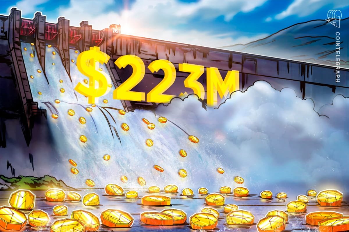 Crypto Funds see $223M outflows, FOMC Meeting ends 15-week streak