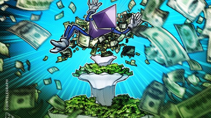 ETH Trader turns $125k into $43M, locks in $7M after