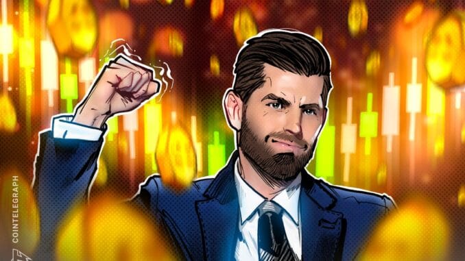 Ether Short Wipeout Amid $4K Reclaim Led To Eric Trump Ether Short Wipeout Amid $4K Reclaim Led To Eric Trump Smiling